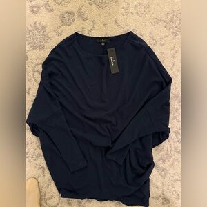 Lulus navy sweater size small